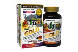 Витаминно-минеральный комплекс Nature's Plus Animal Parade Gold 120 Chewables Cherry, Orange, Grape flavors