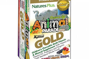 Витаминно-минеральный комплекс Nature's Plus Animal Parade Gold 60 Chewable Tabs Cherry Orange Grape flavors