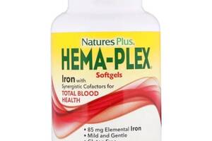 Витаминно-минеральный комплекс Nature's Plus Hema-Plex 60 Fast-Acting Softgels NAP-37691