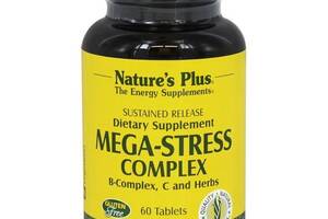 Витаминно-минеральный комплекс Nature's Plus Mega-Stress Complex 60 Tabs