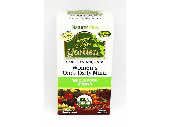 Витаминно-минеральный комплекс Nature's Plus Source of Life Garden Womens Once Daily Multi 30 Tabs