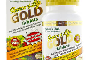 Витаминно-минеральный комплекс Nature's Plus Source of Life Gold 90 Tabs