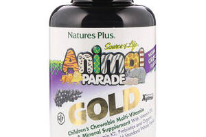 Витаминно-минеральный комплекс Nature's Plusr NTP29934 Animal Parade Gold 120 Tabs Natural Grape Flavo