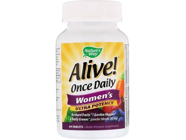 Витаминно-минеральный комплекс Nature's Way Alive! Once Daily Women's 60 Tabs NWY-15686