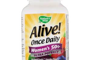 Витаминно-минеральный комплекс Nature's Way Alive! Once Daily Women's 50+ 60 Tabs NWY-15692