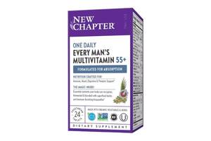 Витаминно-минеральный комплекс New Chapter 55+ Every Man's One Daily Multi 24 Veg Tabs