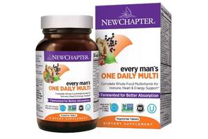 Витаминно-минеральный комплекс New Chapter Every Man's One Daily Multi 24 Veg Tabs NC0326