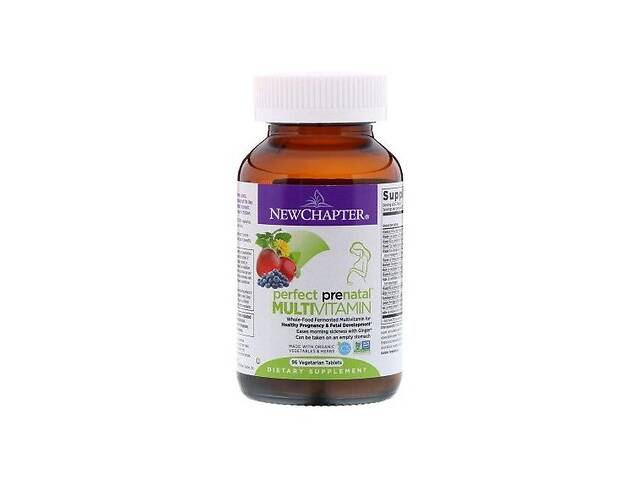 Витаминно-минеральный комплекс New Chapter Perfect Prenatal Multivitamin 96 Veg Tabs