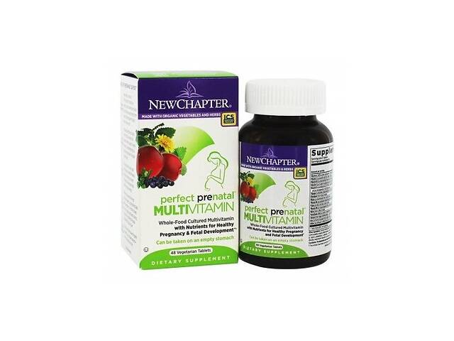 Витаминно-минеральный комплекс New Chapter Perfect Prenatal Multivitamin 48 Veg Tabs