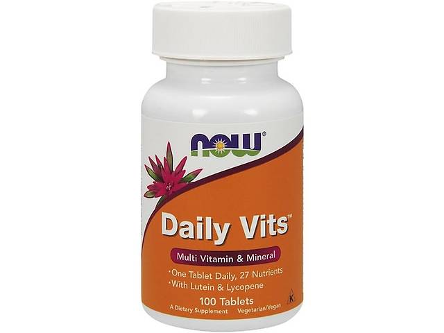 Витаминно-минеральный комплекс NOW Foods Daily Vits 100 Tabs