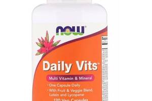 Витаминно-минеральный комплекс NOW Foods Daily Vits 120 Veg Caps NF3776