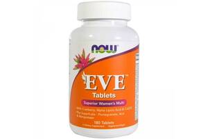 Витаминно-минеральный комплекс NOW Foods Eve Superior Women's Multi 180 Tabs