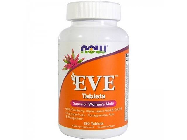 Витаминно-минеральный комплекс NOW Foods Eve Superior Women's Multi 180 Tabs