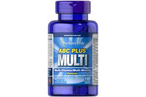Витаминно-минеральный комплекс Puritan's Pride ABC Plus Multivitamin 100 Tabs