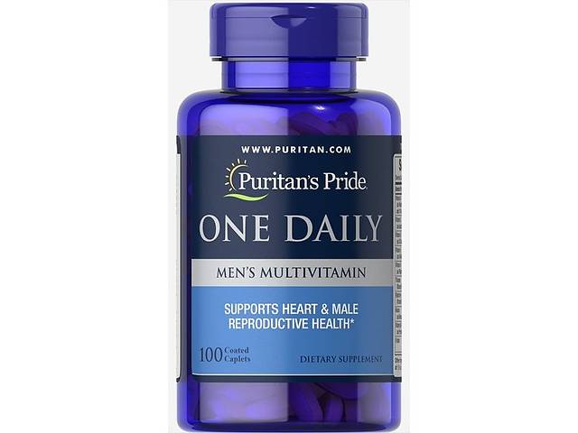 Витаминно-минеральный комплекс Puritan's Pride One Daily Men's Multivitamin 100 Caplets