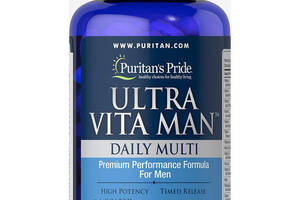 Витаминно-минеральный комплекс Puritan's Pride Ultra Vita Man Time Release 180 Caplets