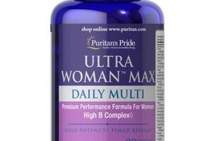 Витаминно-минеральный комплекс Puritan's Pride Ultra Woman Max Daily Multivitamin 90 Caplets PTP-51509