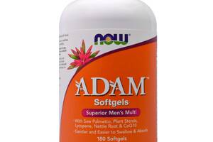 Витаминный комплекс Адам ADAM Men s Multi Now Foods для мужчин 180 гелевых капсул