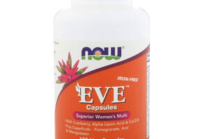 Витамины для женщин Eve Women s Multi Now Foods превосходный комплекс без железа 120 вегетарианских капсул