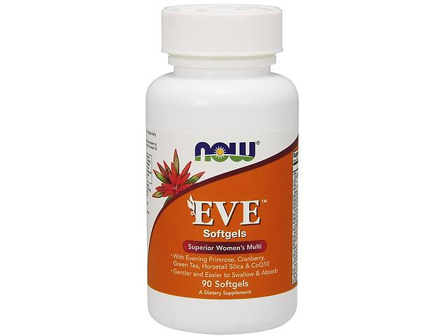 Витамины для женщин EVE Women s Multi Now Foods превосходный комплекс 90 капсул