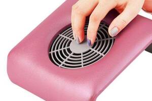 Вытяжка для маникюра Nail Dust Collector вентилятор + 3 мешочка Фиолетовый (707335972A)