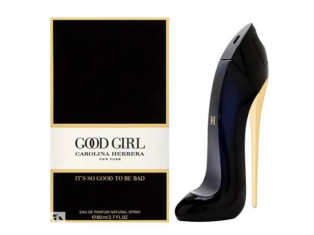 Жіночі духи Carolina Herrera God Girl 80ml біла,чорна туфелька