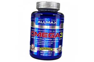 Жирні кислоти Омега 3 Omega 3 Allmax Nutrition 180 гелкапс (67134001)