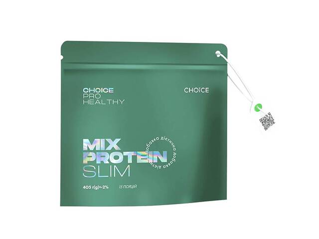 Жиросжигатель Низкокалорийный коктейль Mix Protein Slim PRO HEALTHY CHOICE 405 г