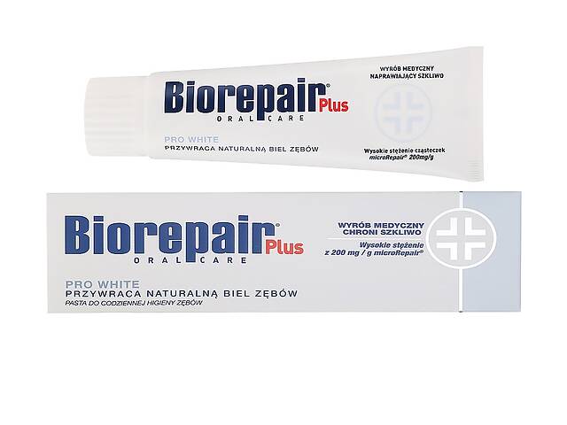 Зубная паста Plus Pro White отбеливающая Biorepair 75 мл