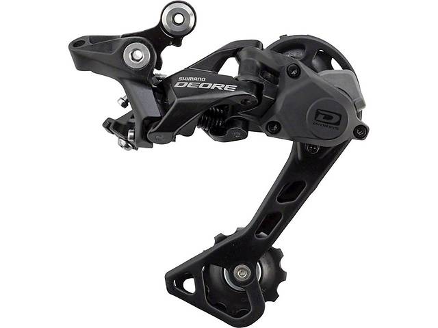 Перемикач задн. 10-к на змiнний гак SHIMANO Deore RD-M6000GS Shadow+ середня лапка