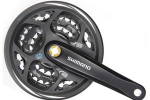 Шатун L170мм 22-32-42Т SHIMANO Altus FC-M311 Шатуни Shimano Altus FC-M311. Довжина лапки: 170мм. Зiрки: 42-32-22. Ал...