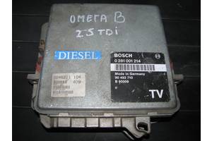 блок управления двигателем для Opel Omega B 2.5td 90492710 TV, 0281001214