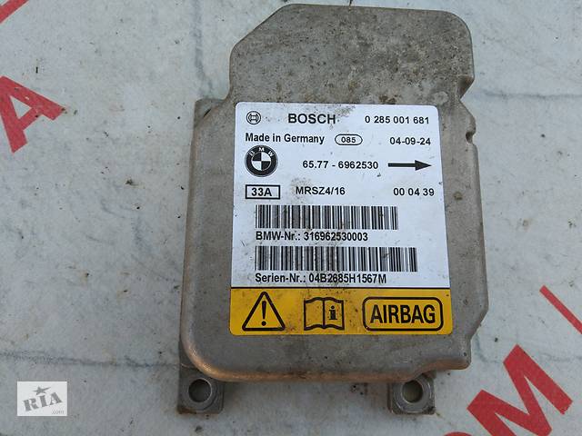 Блок управления AirBag для BMW X5 E53 65.77-6962530, 0285001681