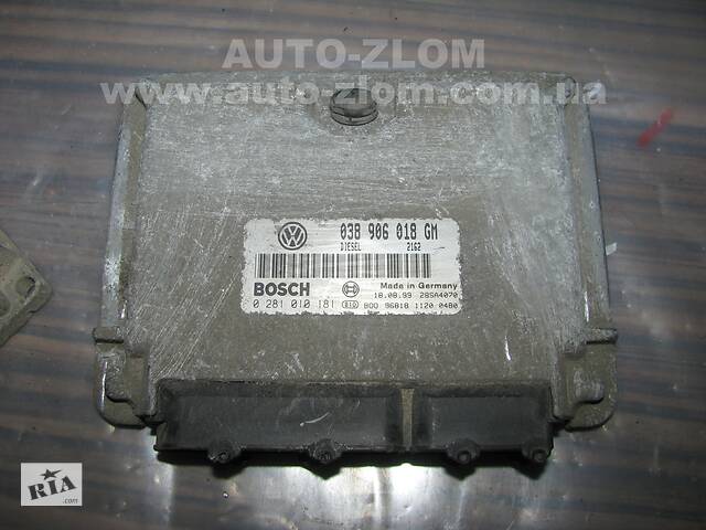 Блок управления двигателем для Skoda Octavia 1.9tdi 038906018GM, 0281010181