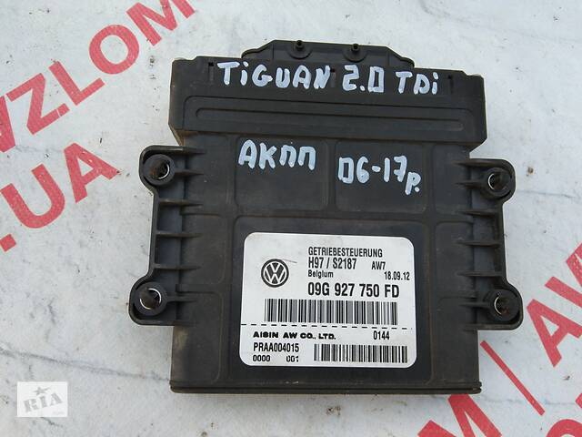 Блок управління АКПП для Volkswagen Tiguan 2.0tdi 09G927750FD