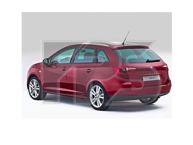 Боковое стекло задней двери Seat Ibiza '09- универсал, правое (Sekurit)