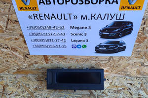 Бортовой информационный дисплей Renault Megane 3 07-15г. (радио часы Рено Меган) 280346458r