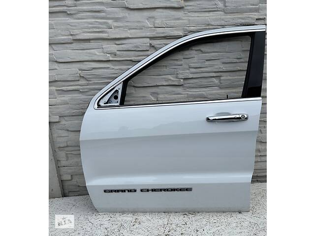 Бу 55369573AD дверь передняя левая дверь передняя для Jeep Grand Cherokee 2011-2021 голая wk2 белая pw7/qw7 - Фото 2