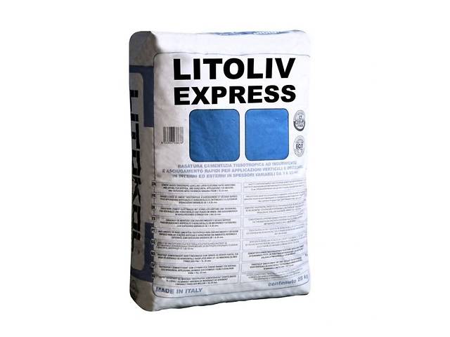 Стяжка цементний склад швидкого схоплювання Litoliv Express 20кг