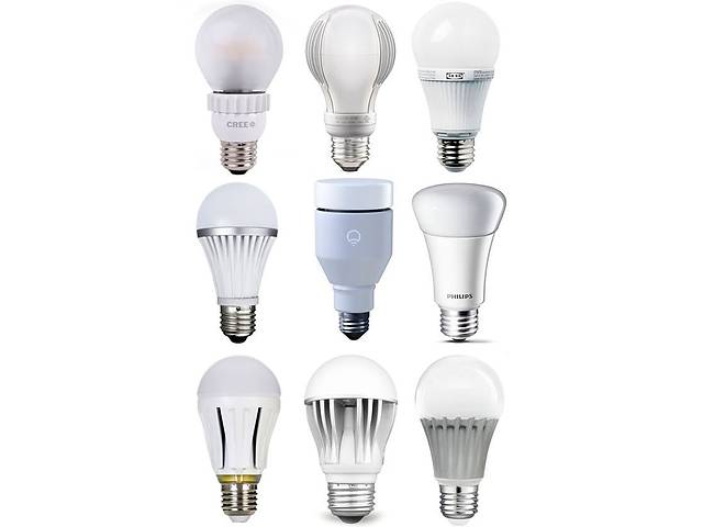 Світлодіодні LED лампи E14,E27,R50,MR16,T8 та ін