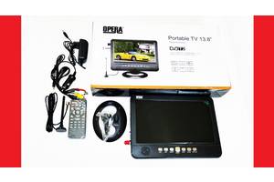 13,8'' TV Opera 1002 + HDMI Портативный телевизор с Т2 (реальный размер экрана 10'')