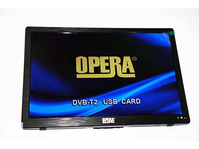 15,6' TV Opera OP-1420 + HDMI Портативный телевизор с Т2 (реальный размер экрана 14,4')