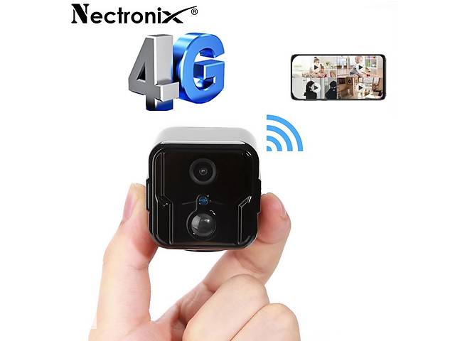 4G мини камера видеонаблюдения Nectronix T9, Full HD 1080P, датчик движения, аккумулятор 2600 мАч