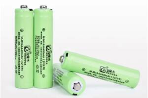 Аккумулятор 10450 R3 AAA 1.2V 400 mAh Ni-Mh салатовый