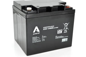 Аккумулятор AZBIST Super GEL ASGEL-12400M6, Black Case, 12V 40.0Ah (196 x165 x 173),11,8kg Q1/96