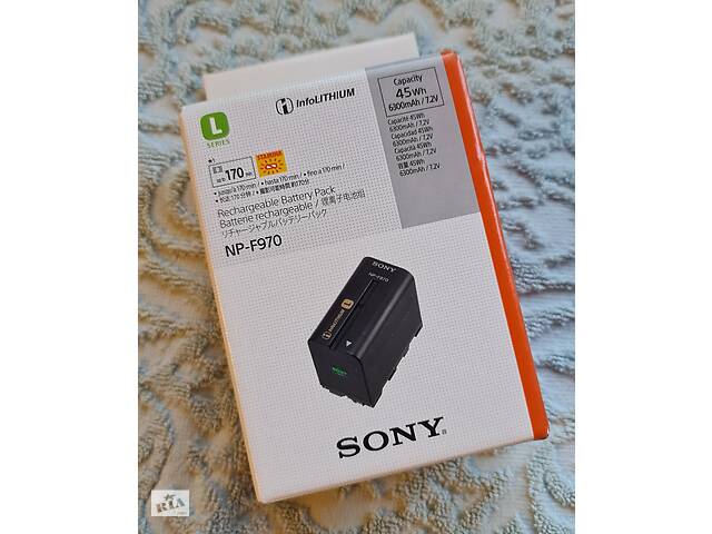 Аккумулятор Sony NP-F970 (6300mAh)