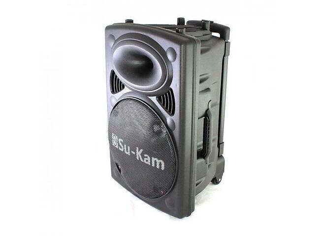 Аккумуляторная акустическая система Su-Kam BT 150D + 2 микрофона 150 Вт 7500 mAh black (1924452660)