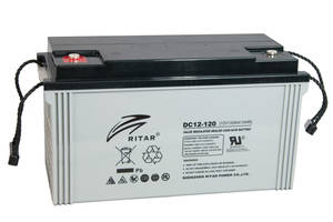 Аккумуляторная батарея AGM RITAR DC12-120, Gray Case, 12V 120Ah ( 407 x 177 x 225 ) Q1/30