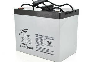 Аккумуляторная батарея AGM RITAR HR12280W, Gray Case, 12V 75.0Ah ( 260 х 169 х 211 (219 ) 24.80kg Q1