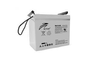 Аккумуляторная батарея AGM RITAR RA12-60, Gray Case, 12V 60.0Ah ( 260 x 169 x 211 (218) ) Q1